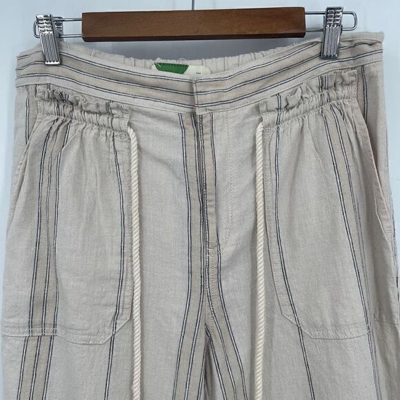Anthropologie Seashore Pant Size S Rope Belt Pockets - Picture 3 of 6